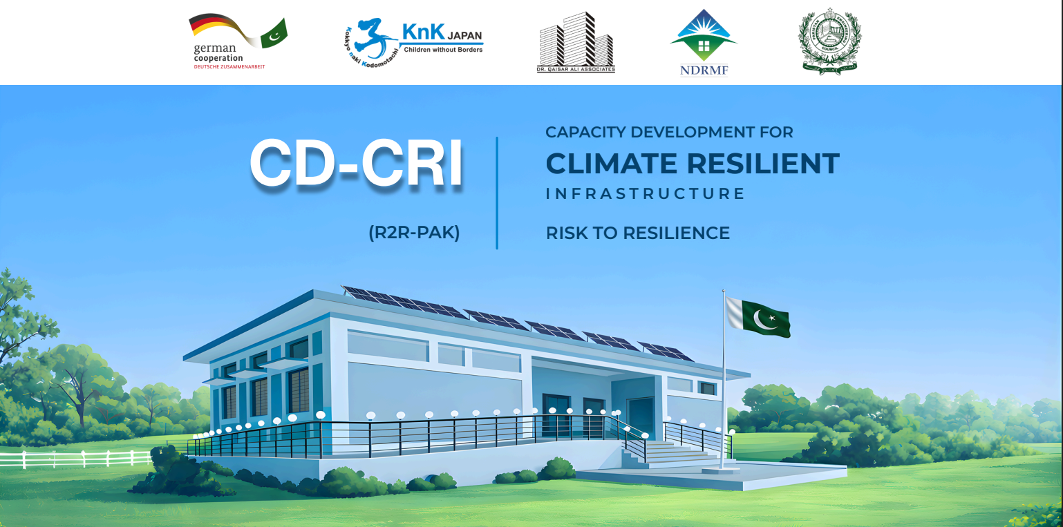 CD-CRI event backdrop: Capacity Development for Climate Resilient Infrastructure — Risk to Resilience (R2R-PAK)