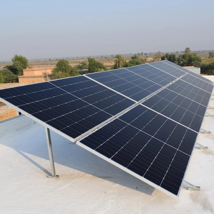 Solar panels installed on a KnK Japan facility