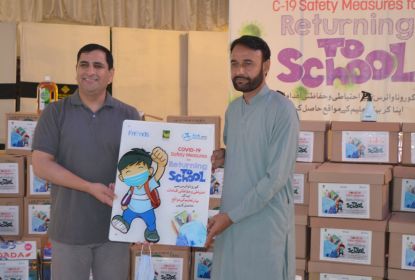 Ration packs distributed to flood-affected families